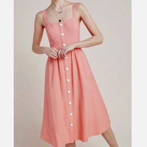 Anthropologie Coral Dress by Maeve